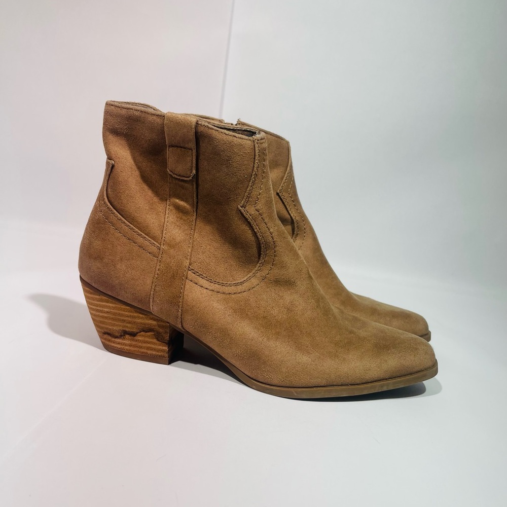 Tan Suede Ankle Boots